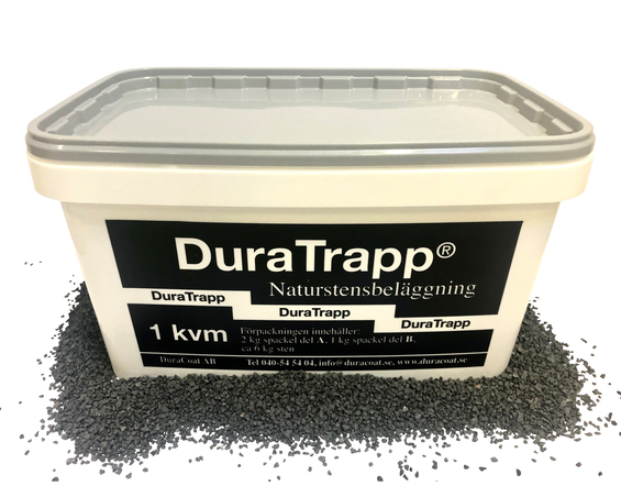 Trappbeläggning – DuraTrapp Svart Granit.