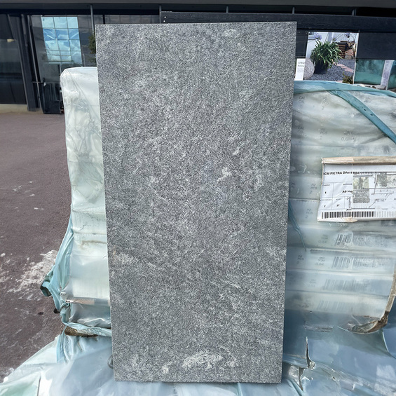 Parti Granitkeramik granit gråmelerad 80x40x3 cm – 51,84 kvm